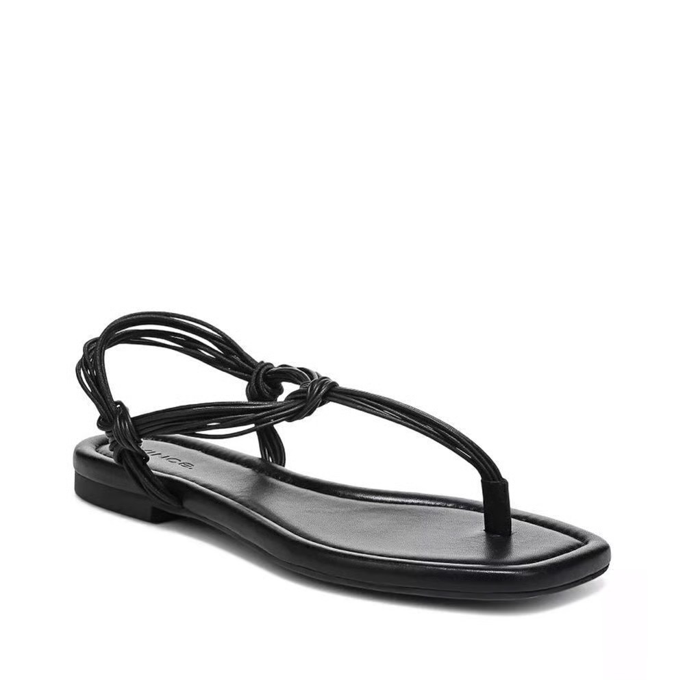 Vince Black Knotted Sandals